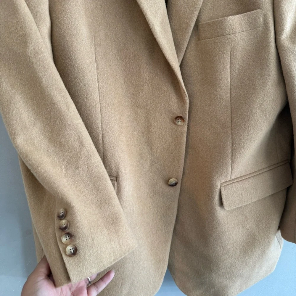 Botany 500  100% Camel Hair Tan Blazer Jacket